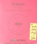 Vernac Simpson Direct Reading, Optical Measuring Instructions Manual